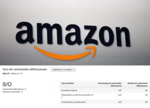 Amazon : taux de commandes défectueuses